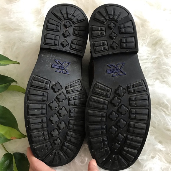 Wolverine brown leather lace up shoes EUC - Picture 7 of 8